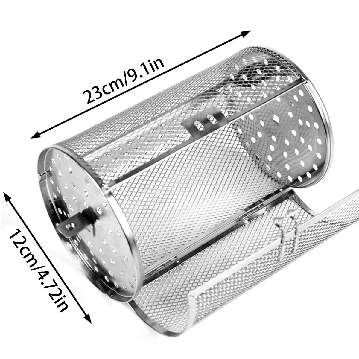 Stainless Steel Rolling Grill Basket