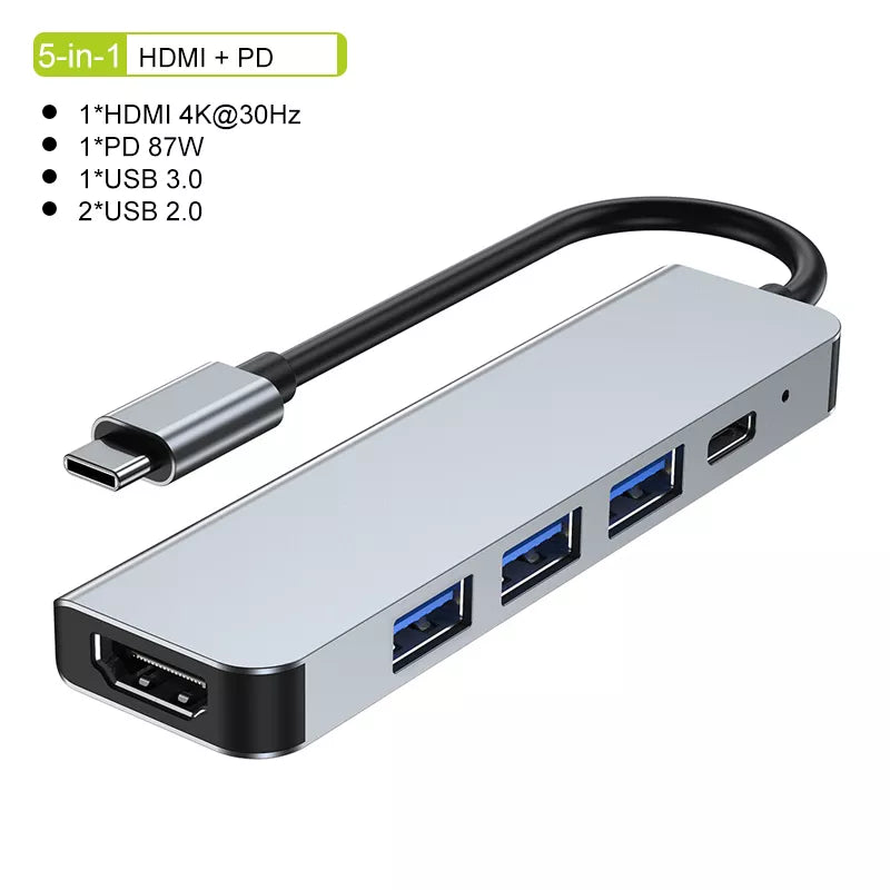 Type-C Docking Station USB Adapter