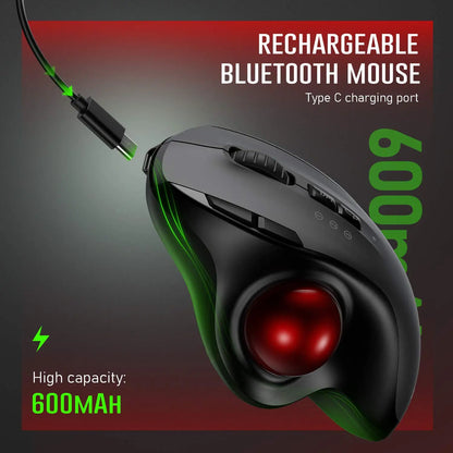 Ergonomic Wireless Trackball Mouse - Wholesalus
