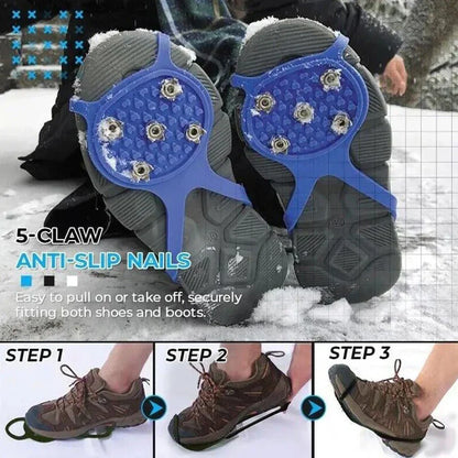 Anti-Skid Snow Climbing Spikes 1 Pair - Wholesalus