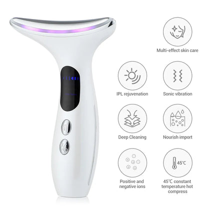 EMS Anti-Wrinkle Face and Neck Massager - Wholesalus