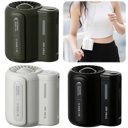 Rechargeable Hanging Waist Clip Fan - Wholesalus
