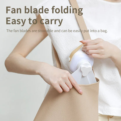 USB Rechargeable Wireless Mini Hanging Fan - Wholesalus