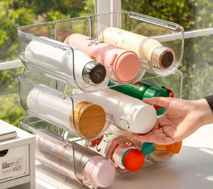 Acrylic Bottle Organizer Rack - Wholesalus