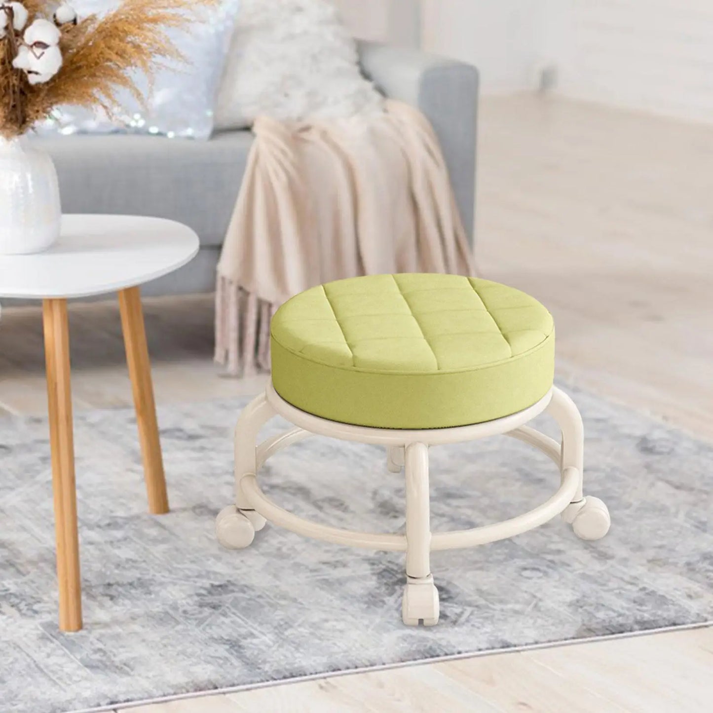 360° Rotating Low Rolling Stool - Wholesalus