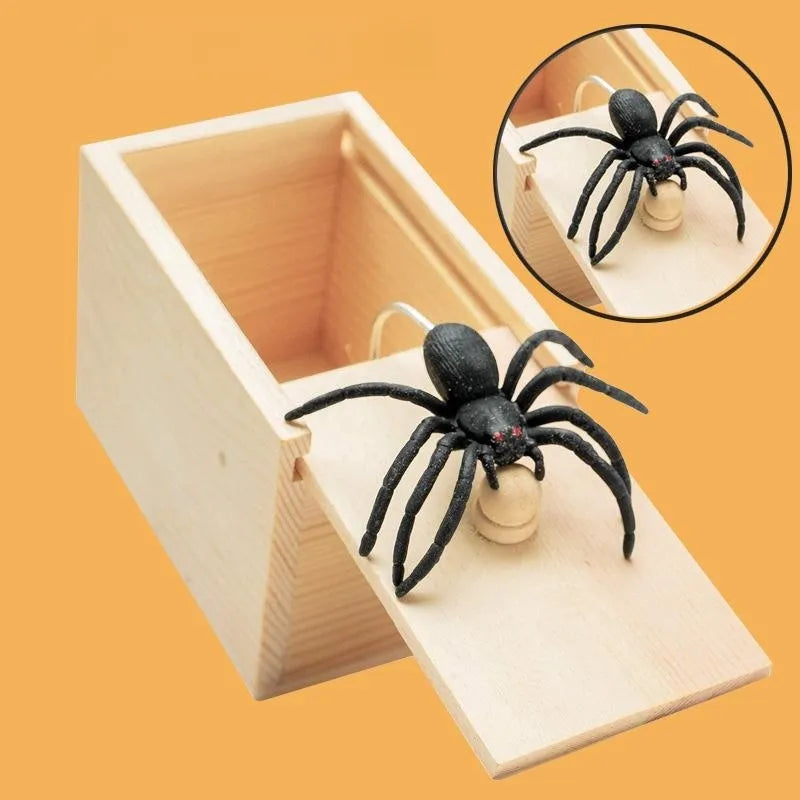 Wooden Prank Toy Box