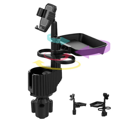 3 In 1 Adjustable Car Cup Tray with Phone Holder - Wholesalus
