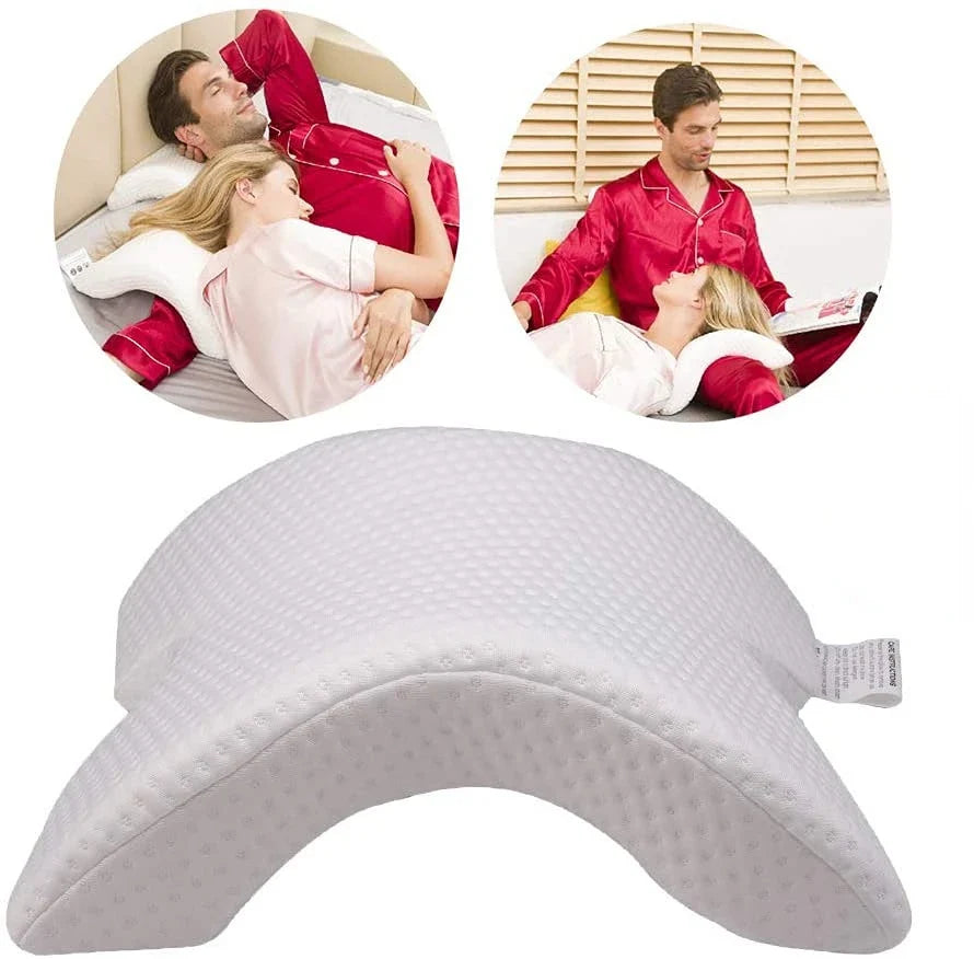 Curved Orthopedic Memory Foam Pillow