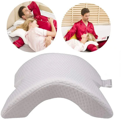 Curved Orthopedic Memory Foam Pillow - Wholesalus