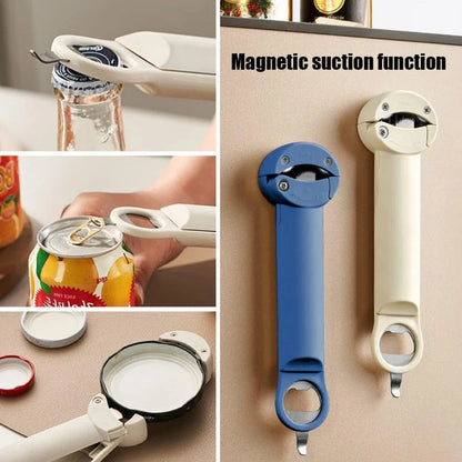Multifunctional Retractable Bottle Opener - 1 Pc - Wholesalus