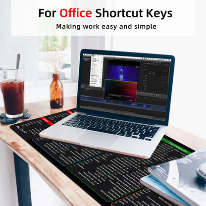 Shortcut Keys Mouse Pad - Wholesalus