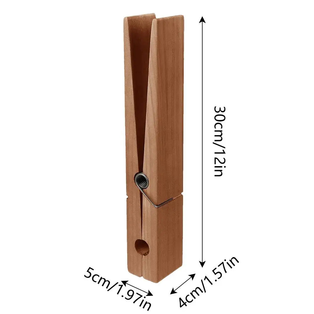 Giant Wooden Towel Holder