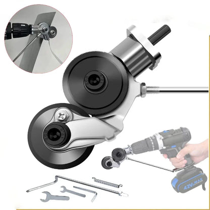 Double Headed Electric Drill Plate Cutter - Wholesalus