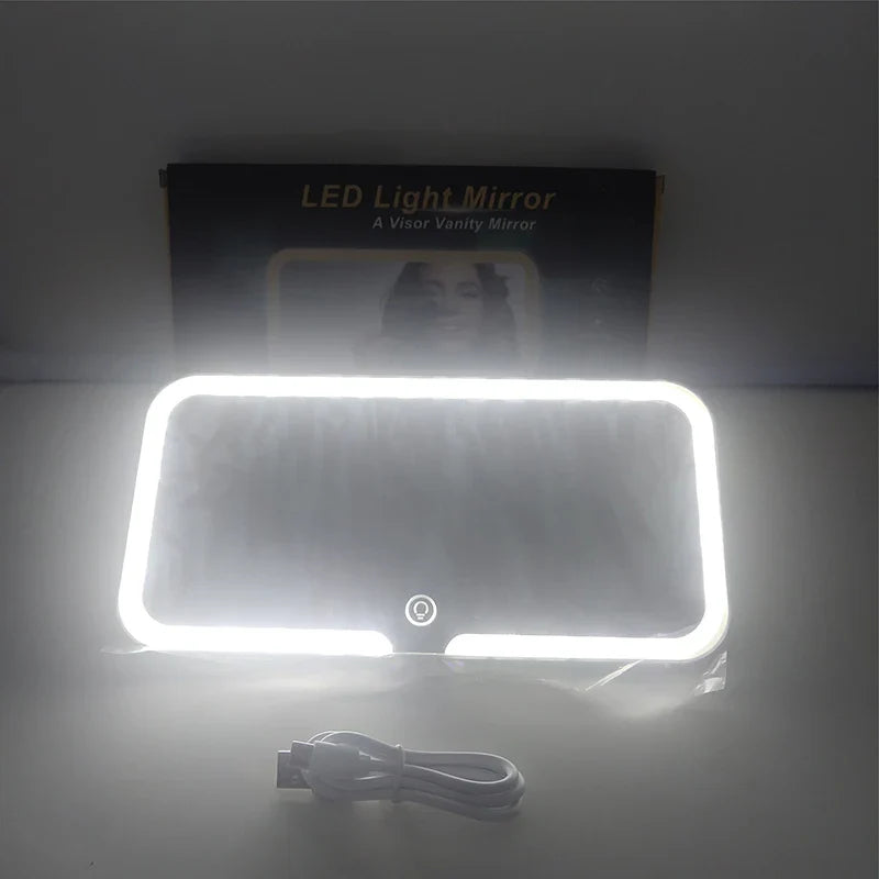 LED Car Sun Visor Mirror Light