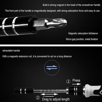 115 in 1 Magnetic Screwdriver Set - Wholesalus