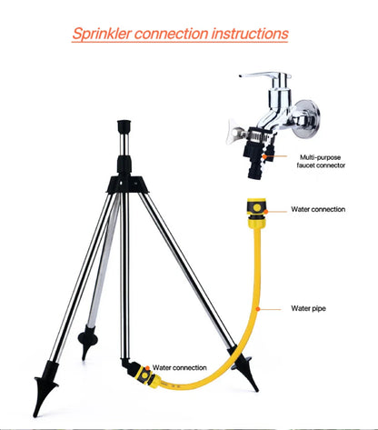 Automatic 360 Degree Garden Rotating Sprinkler - Wholesalus