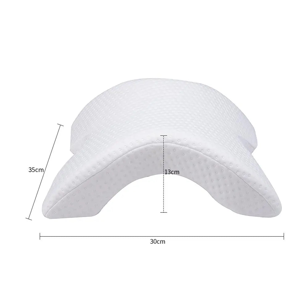 Curved Orthopedic Memory Foam Pillow