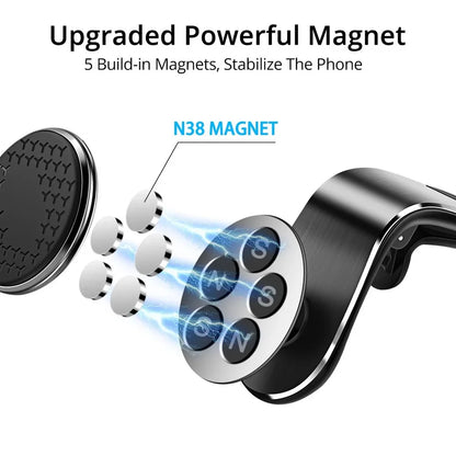 Magnetic Car Air Vent Clip Mobile Holder - Wholesalus