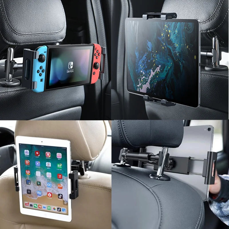 Telescopic Retractable Car Headrest Mount Phone Holder