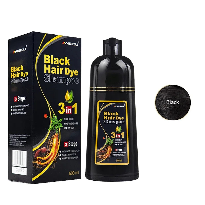 Natural Instant Hair Dye Shampoo