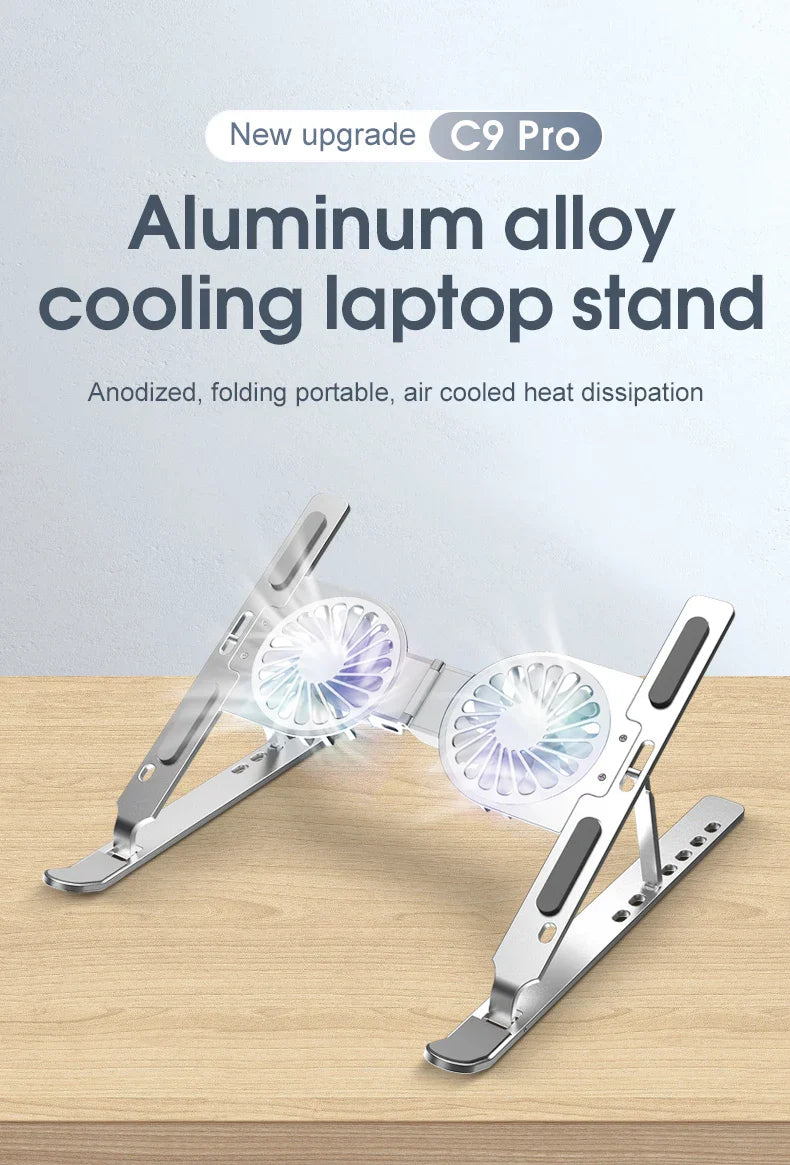 Foldable Aluminum Laptop Cooling Stand