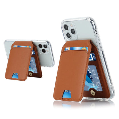 Foldable Magnetic Leather Kickstand Wallet - Wholesalus