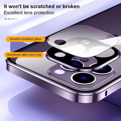 Double Sided Magnetic Glass Anti-Peep Mobile Case - Wholesalus