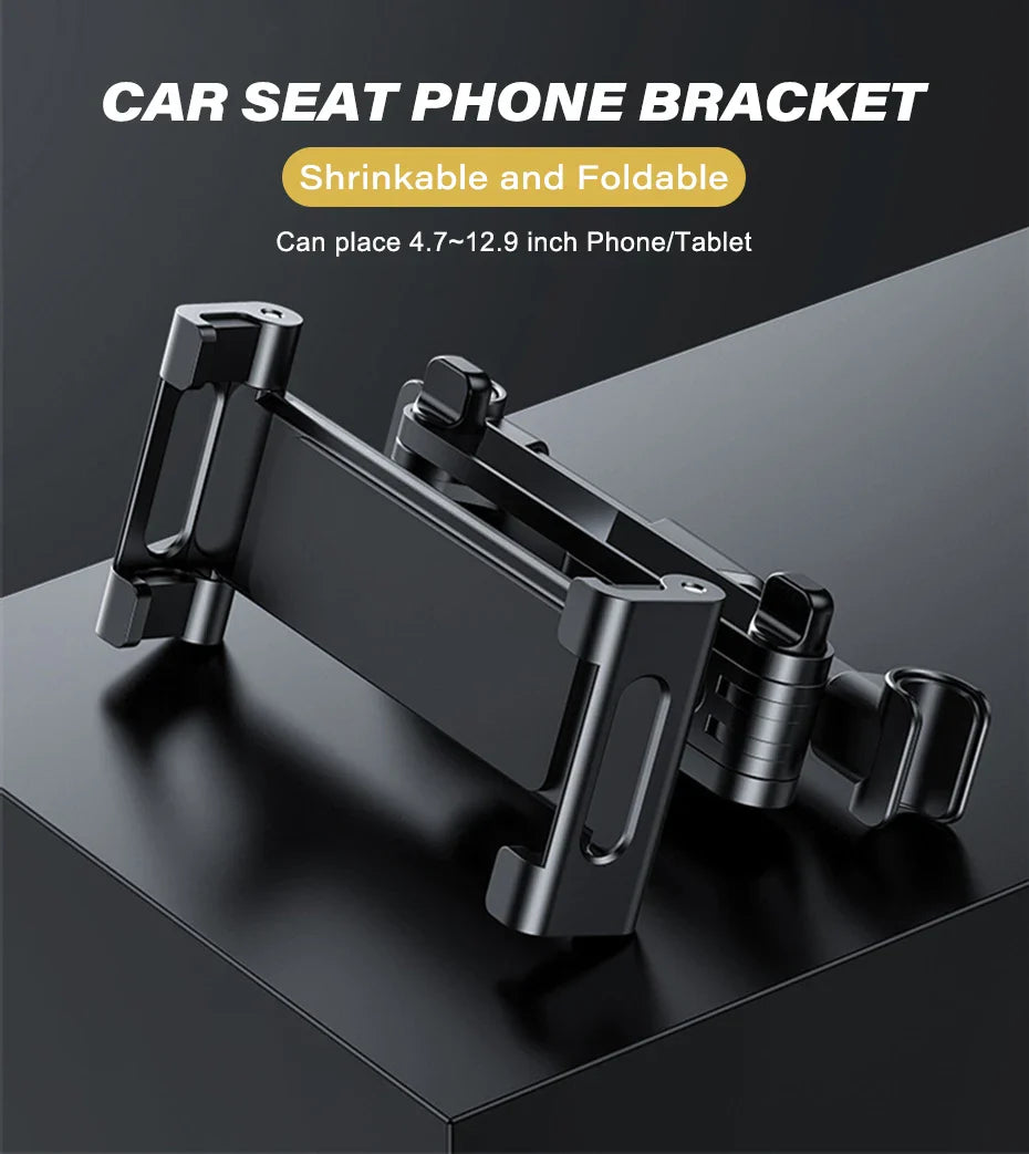 Telescopic Retractable Car Headrest Mount Phone Holder