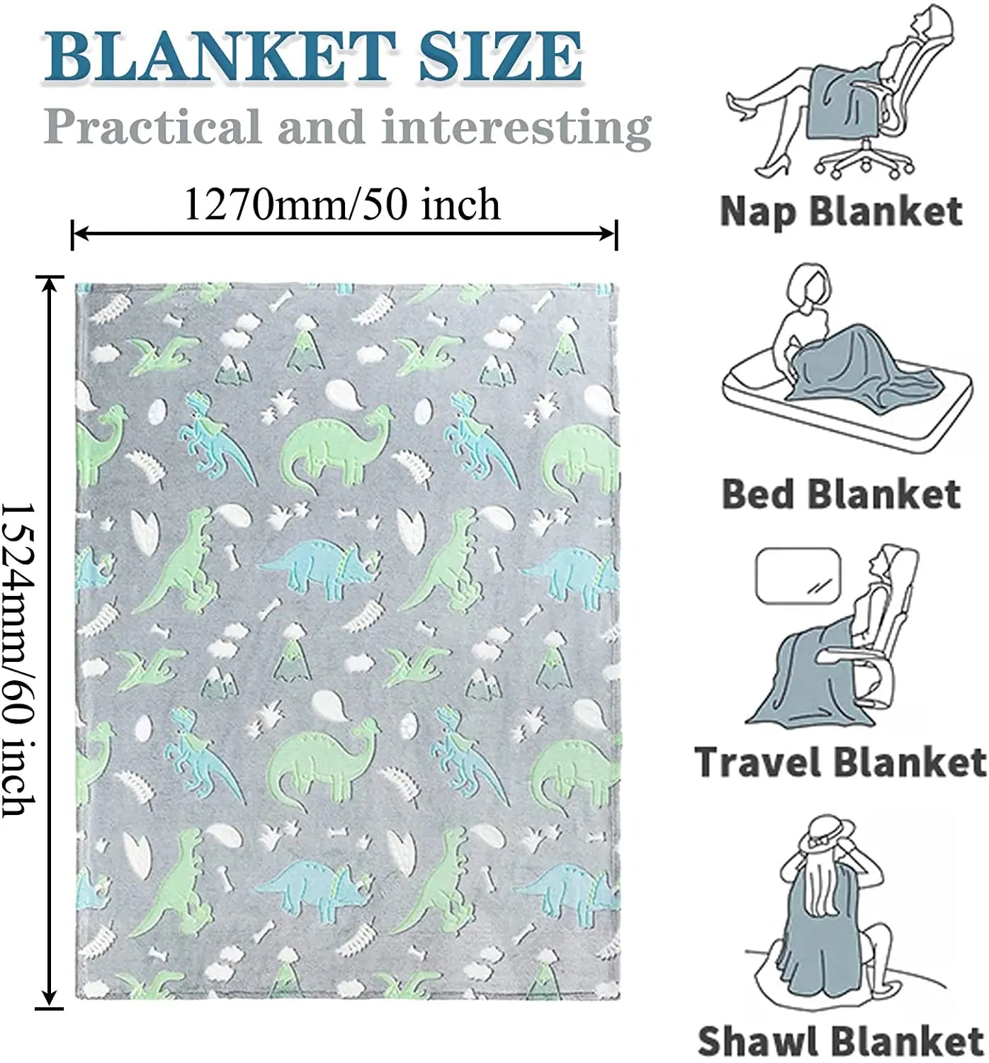 Luminous Plush Blanket - Wholesalus