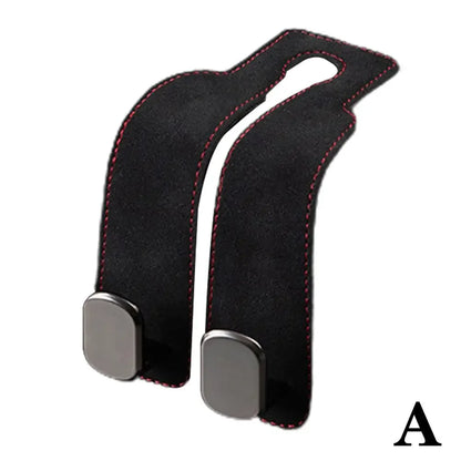 Car Headrest Organizer Leather Hook - Wholesalus