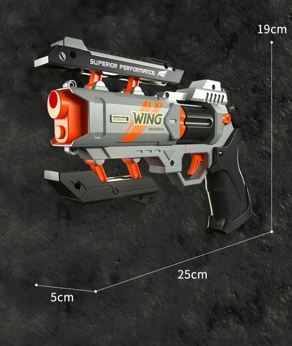Soft Bullet Revolver Gun Toy - Wholesalus