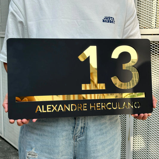 Customized Acrylic Laser Cut Sign Plate - Wholesalus