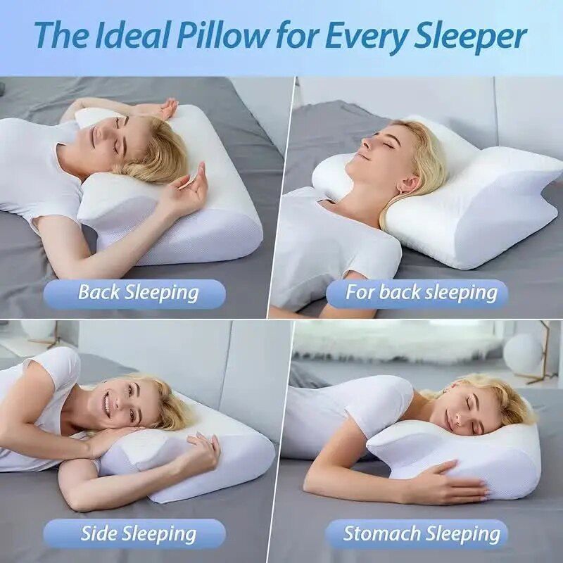 Cervical Orthopedic Memory Foam Neck Pillow