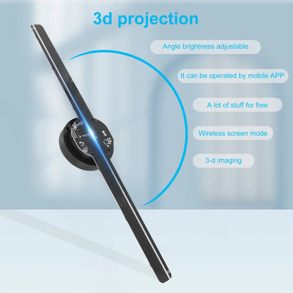 3D Holographic LED Fan Projector - Wholesalus