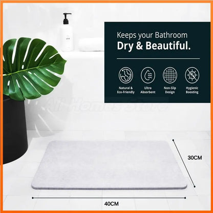 Quick Dry Stone Shower Mat - Wholesalus