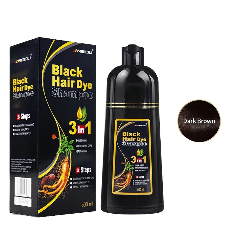 Natural Instant Hair Dye Shampoo