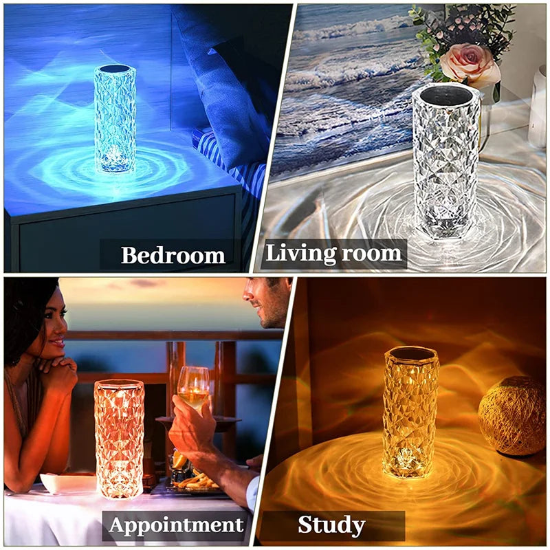 USB Crystal Touch Lamp