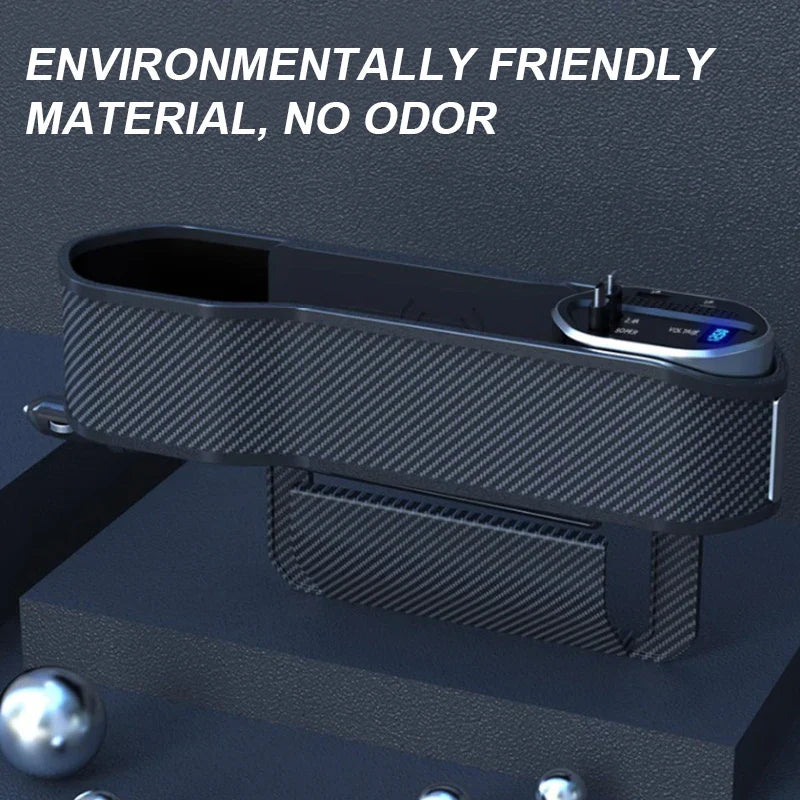 Car Seat Gap Charging Storage Box - Wholesalus