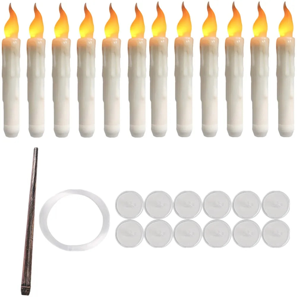 LED Candles with Magic Wand