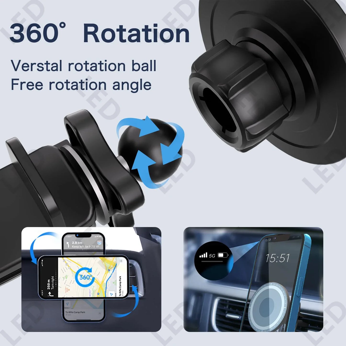 Magsafe Car Air Vent Mount Phone Holder - Wholesalus