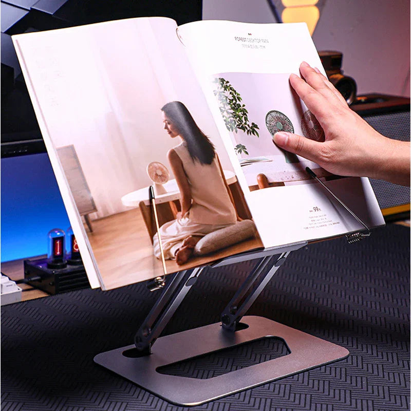 Multifunctional Adjustable Aluminum Alloy Reading Stand - Wholesalus
