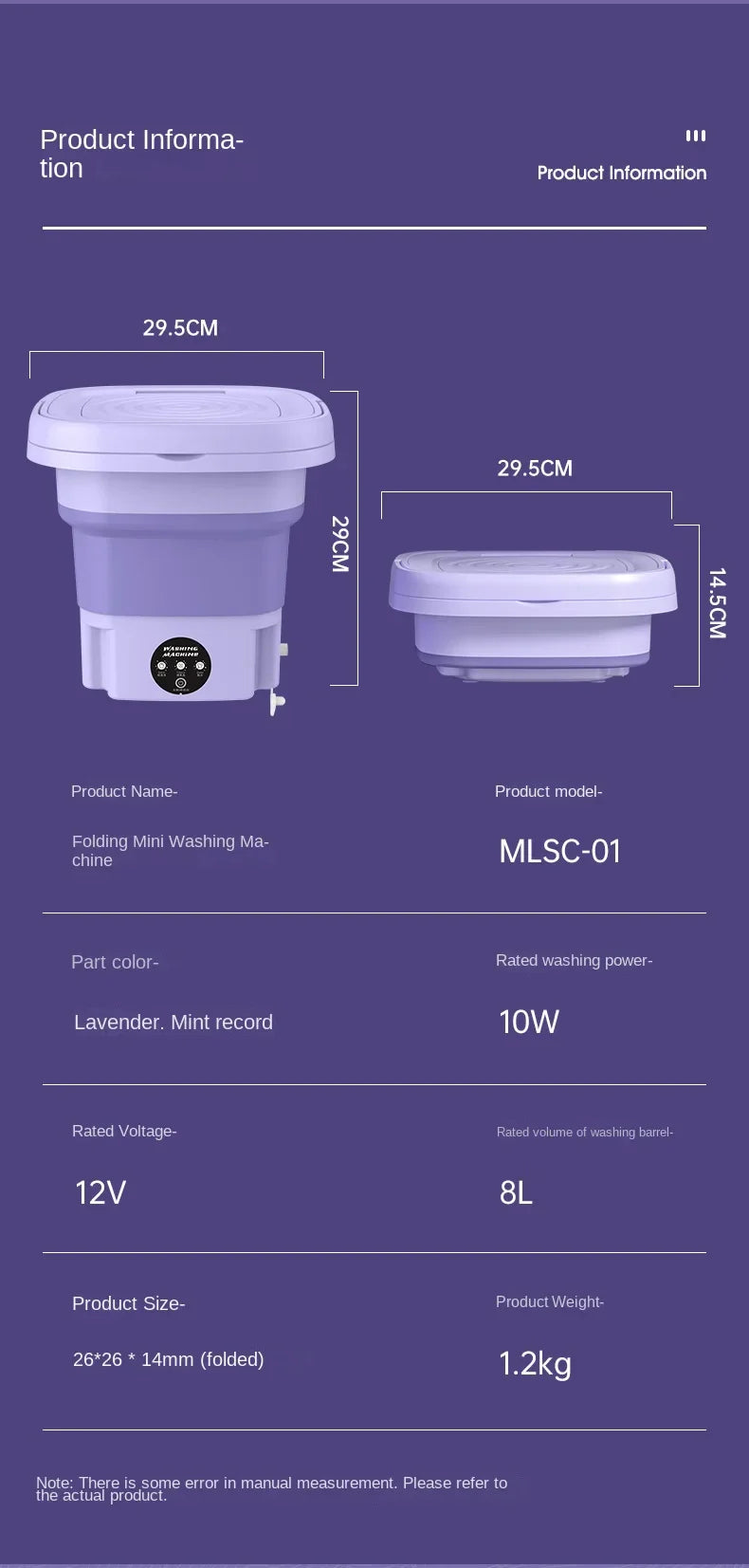 Multifunctional Mini Washing Machine - Wholesalus