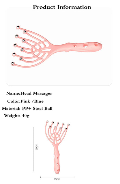 Hand Held Scalp Massage Roller - Wholesalus