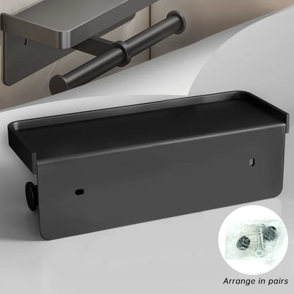 Wall-Mounted Aluminum Alloy Tissue holder - Wholesalus