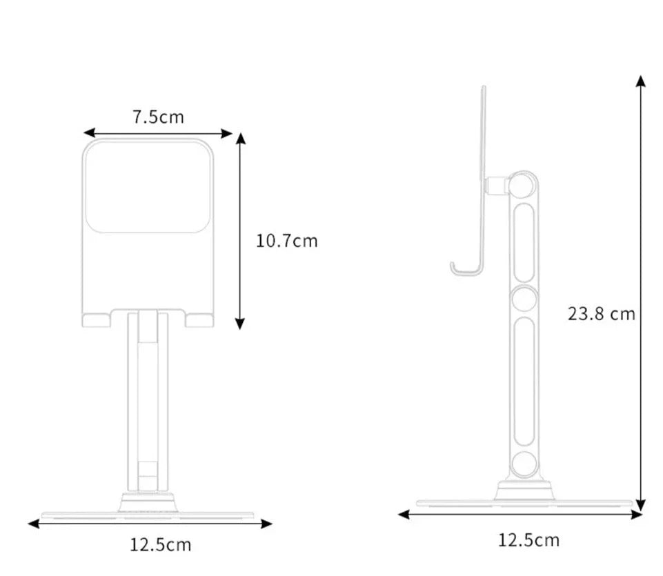 Multifunctional Aluminum Alloy Mobile Holder