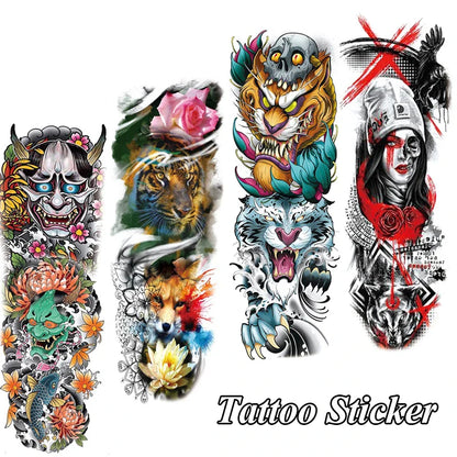 Full Arm Temporary Tattoos - Wholesalus