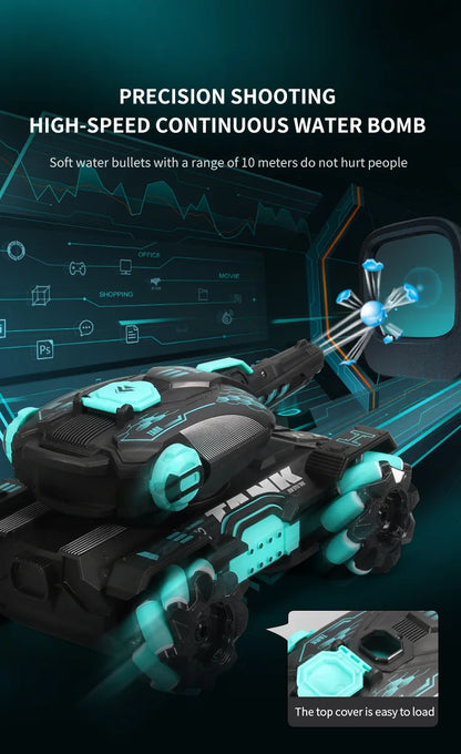 Gesture And Remote Controlled Tank Vehicle Toy - Wholesalus