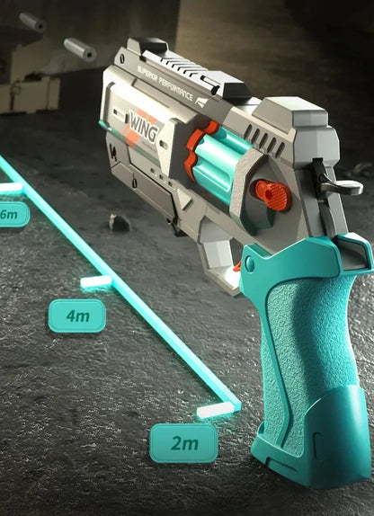 Soft Bullet Revolver Gun Toy - Wholesalus