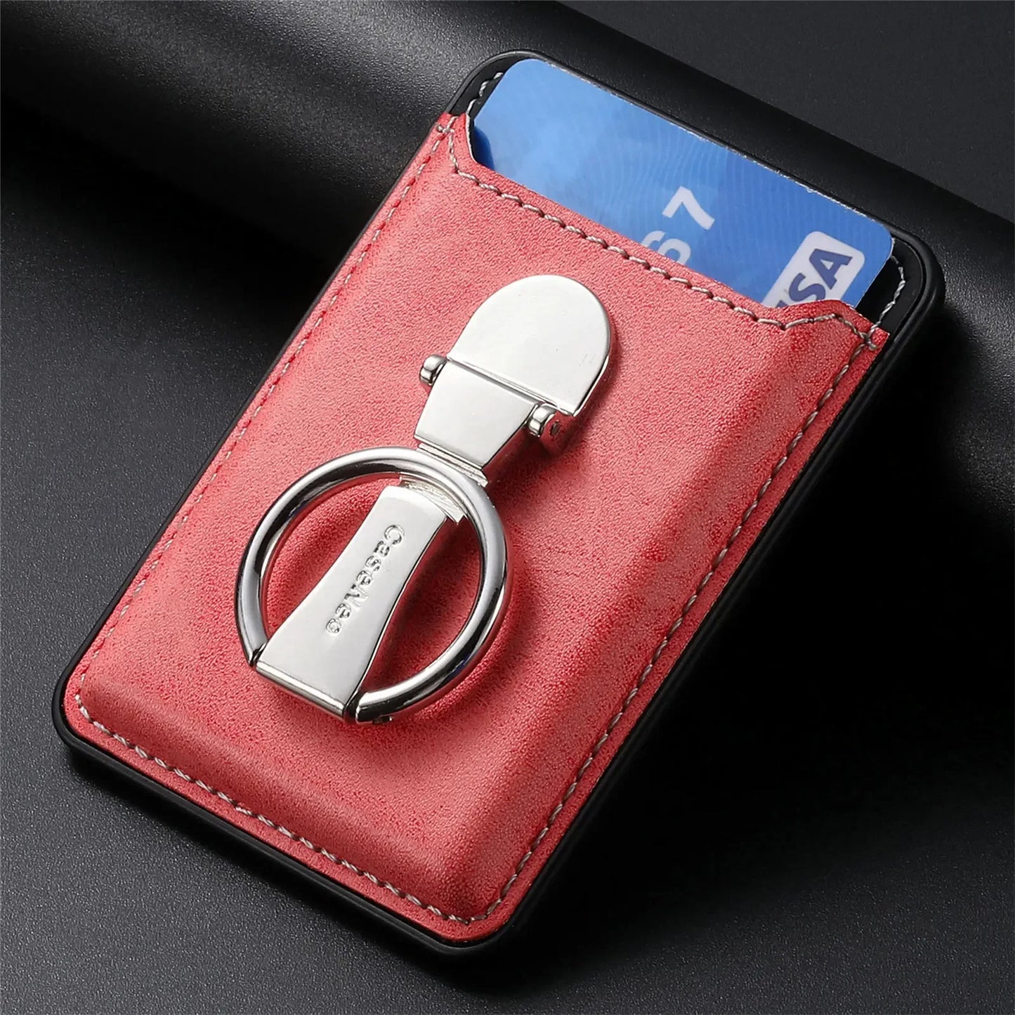 Leather Magsafe Phone Wallet Holder