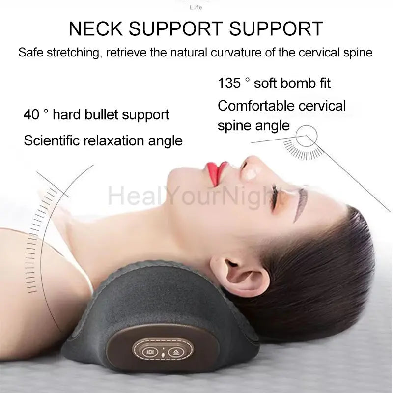 Hot Compression Vibrating Massage Pillow